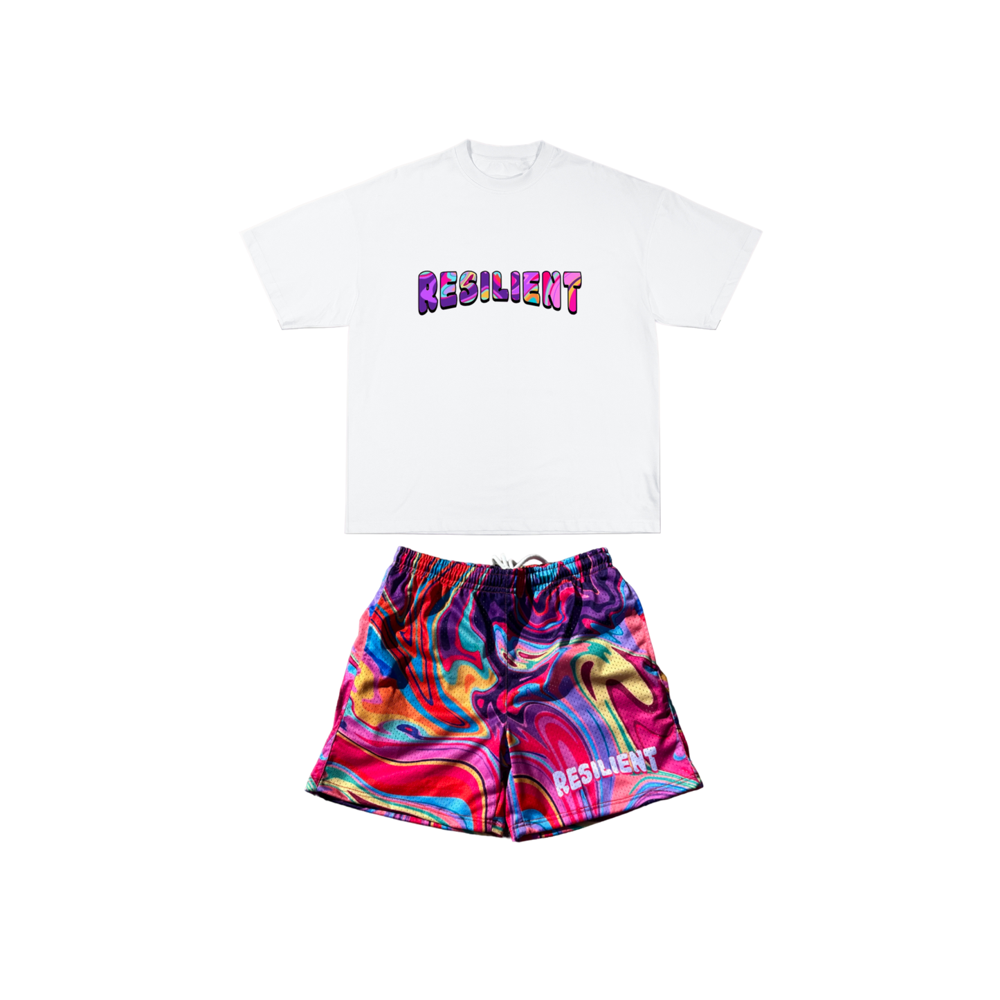 RSLNT “Tee and Shorts” Set